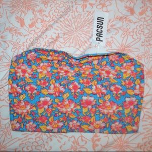 Pacsun NWT Floral Bandeau